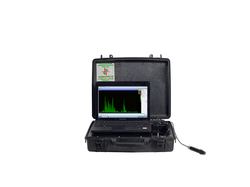 Эхосинускоп Комплексмед исполнение 4.2. - Сканер ультразвуковой для носовых пазух переносной (в чемодане).